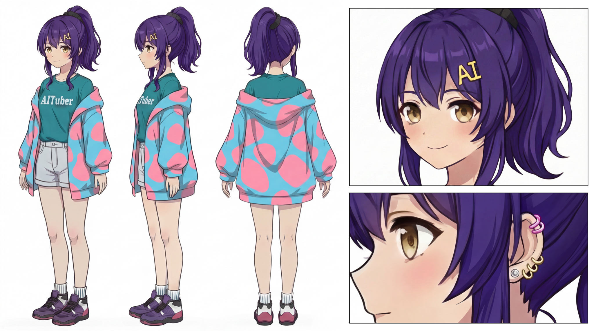 AIニケちゃん 三面図