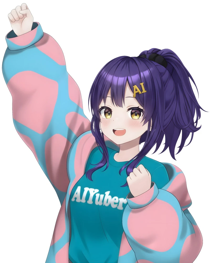 Nike Chan（ニケちゃん）のプロフィール画像 - 紫髪の17歳の女の子キャラクター